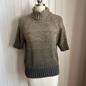 Hilliard & Hanson shades of green turtleneck